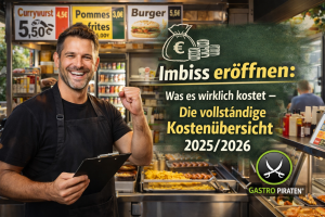 Vollständige Kostenaufstellung Imbiss eröffnen Deutschland 2025; foodtruck-vs-imbisslokal-kosten.jpg | Alt: Vergleich Foodtruck vs. festes Imbisslokal Kosten. Imbiss eröffnen Kosten.