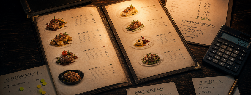 Speisekarte analysieren Gastronomie Wareneinsatz Deckungsbeitrag